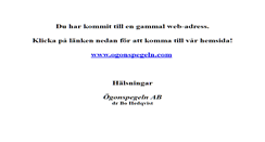 Desktop Screenshot of ogonspegeln.se